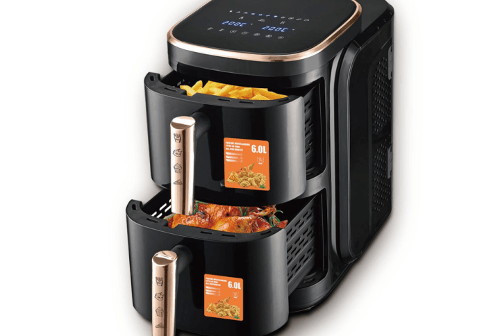 Air Fryer AeroCooking 12L Double compartiment 6L