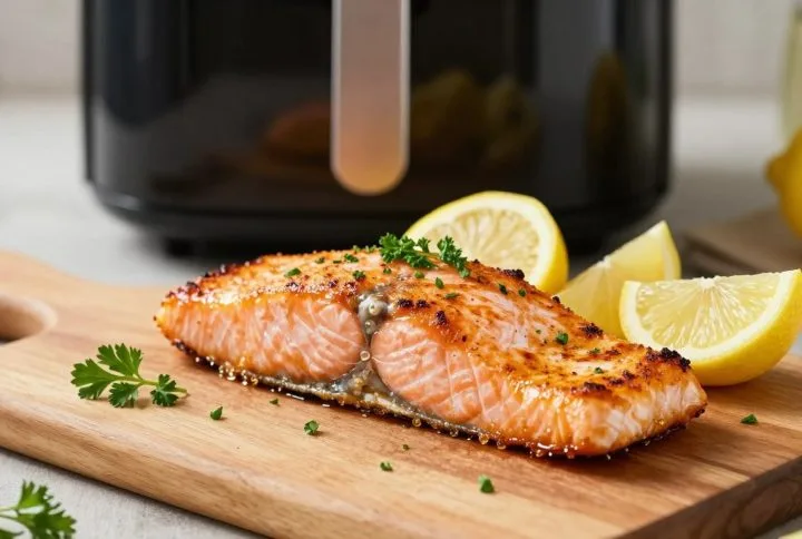 saumon air fryer