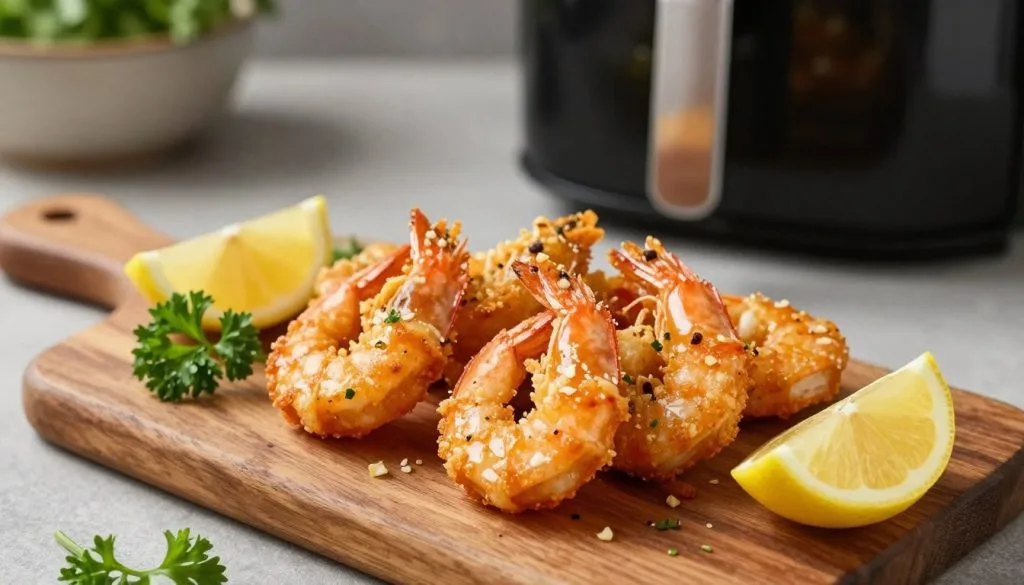 crevettes à la friteuse à air