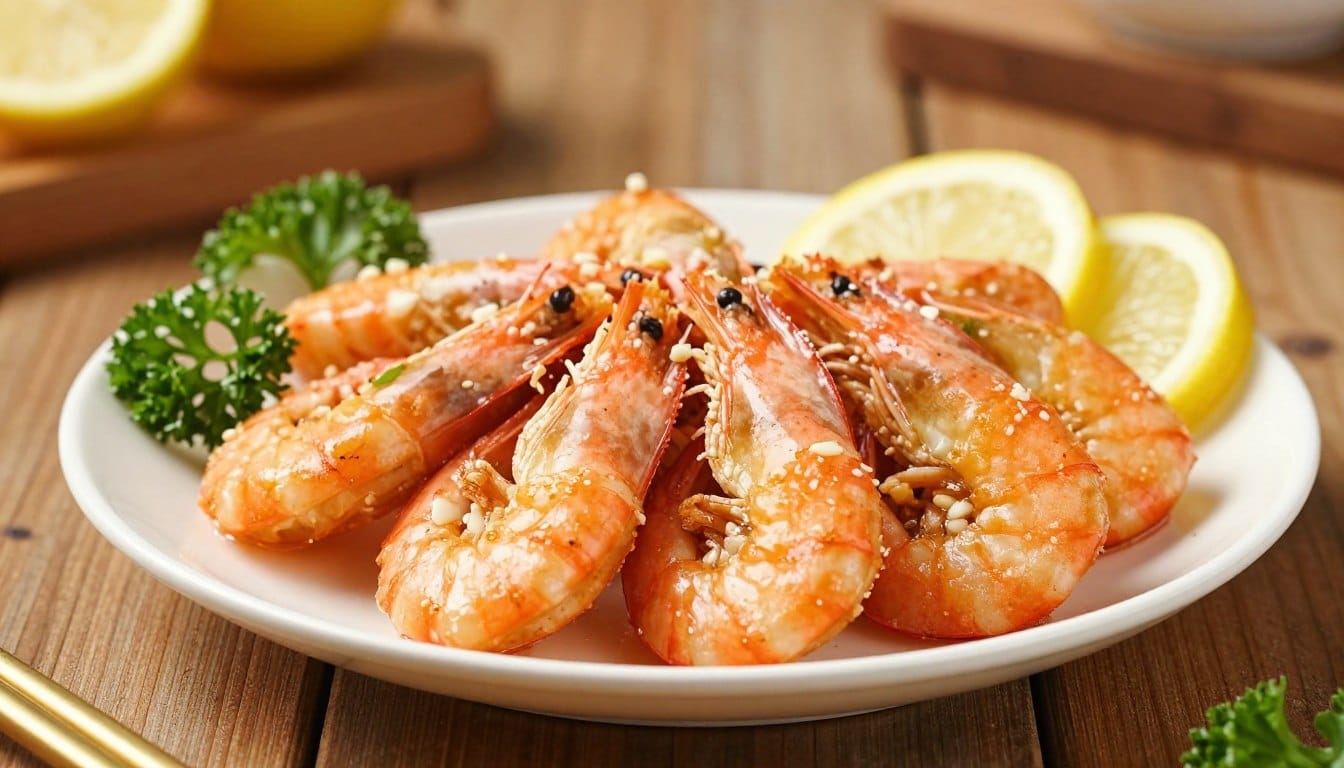 crevettes au Air Fryer